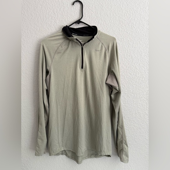 Nike Other - Nike Dri-Fit Running Sweater Men’s Grey Performance 1/4 Zip Lightweight Size S